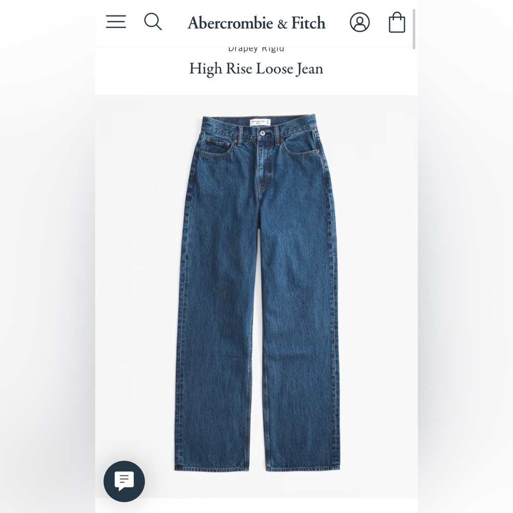 Abercrombie & Fitch The Loose High Rise Jean